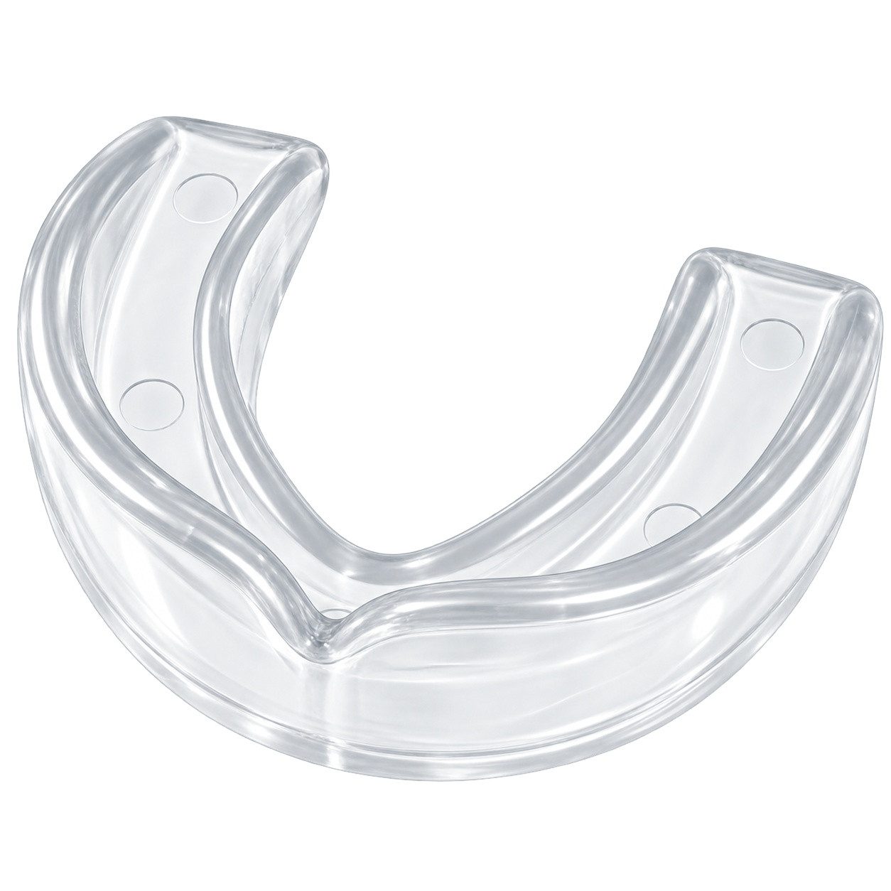 BAY-Sports Zahnschutz Zahnschützer mit Klick Box Kinder transparent Sport Mundschutz, Deutsche Marke, Anpassung im Wasserbad – Bild 4 von 5