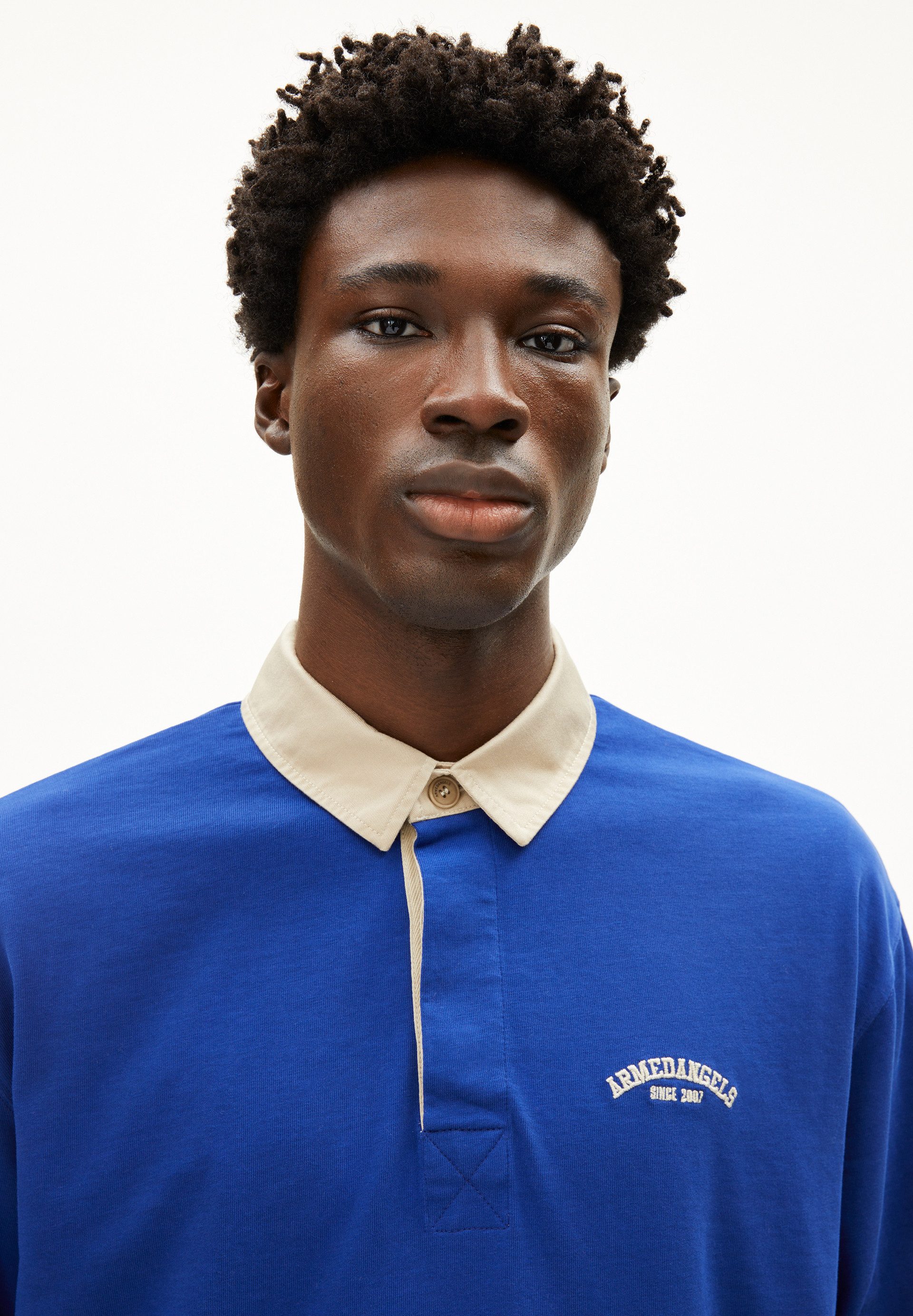 Armedangels Longsleeve AADRU LS RUGBY Longsleeve aus Bio-Baumwolle