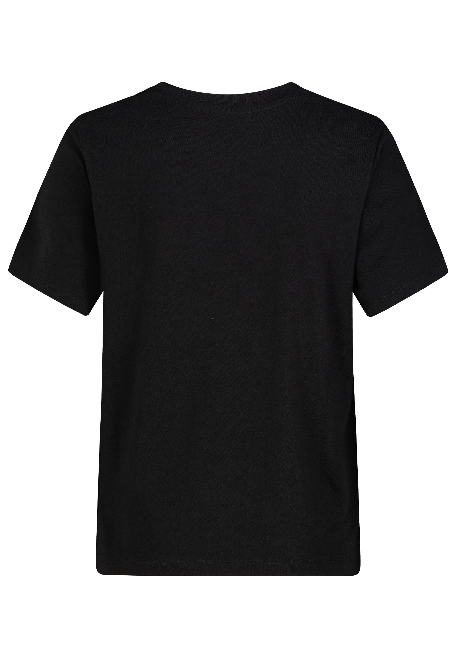 Eight2Nine T-Shirt Damen T-Shirt mit Stickereien und Prints Baumwollshirt, Kombination aus Print & Stickerei