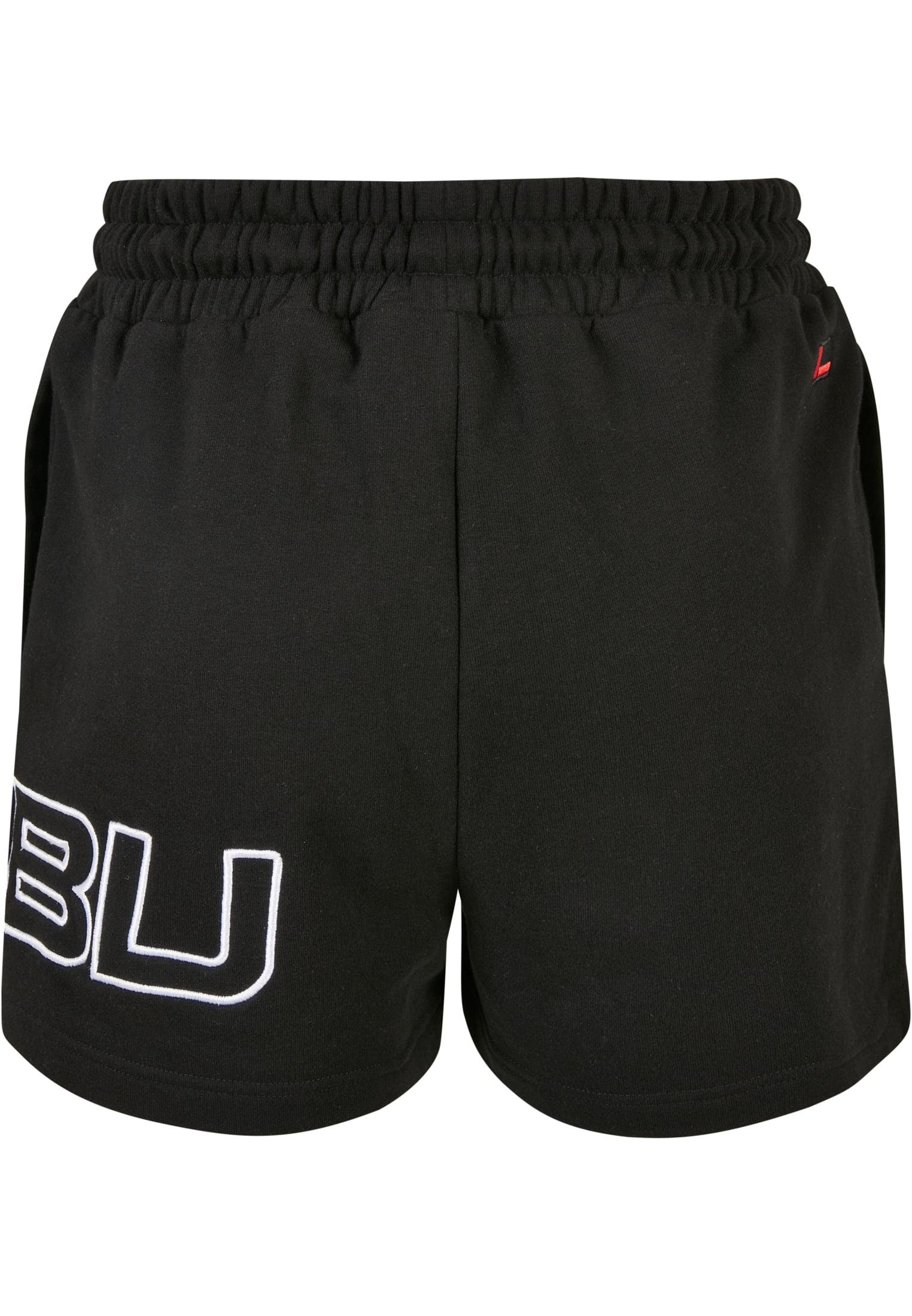 (1-tlg) black Fubu Stoffhose Damen FW222-018-2, Sweat Shorts Corporate