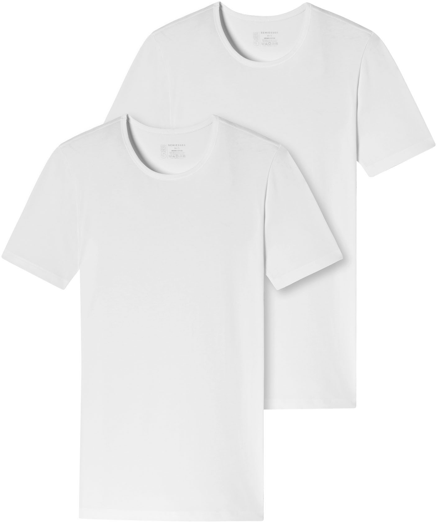 Schiesser T-Shirt "95/5" (2er-Pack) mit rundem günstig online kaufen