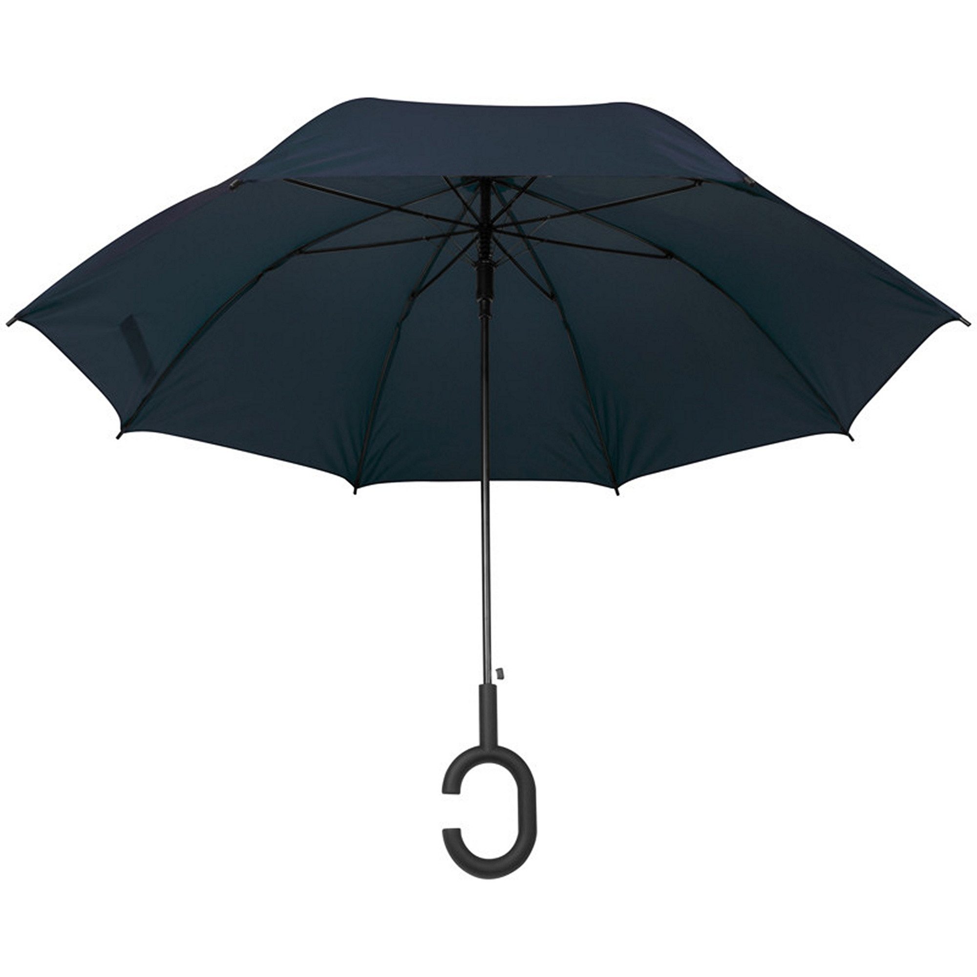 Livepac Office Stockregenschirm Regenschirm "Hände frei" / Farbe: dunkelblau