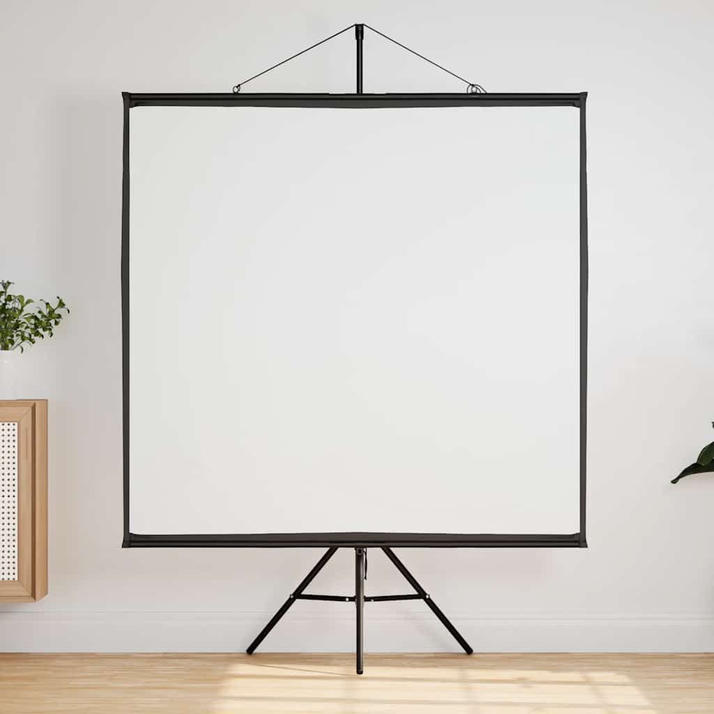 vidaXL Leinwand Beamer Leinwand mit Stativ 81 Zoll 1:1