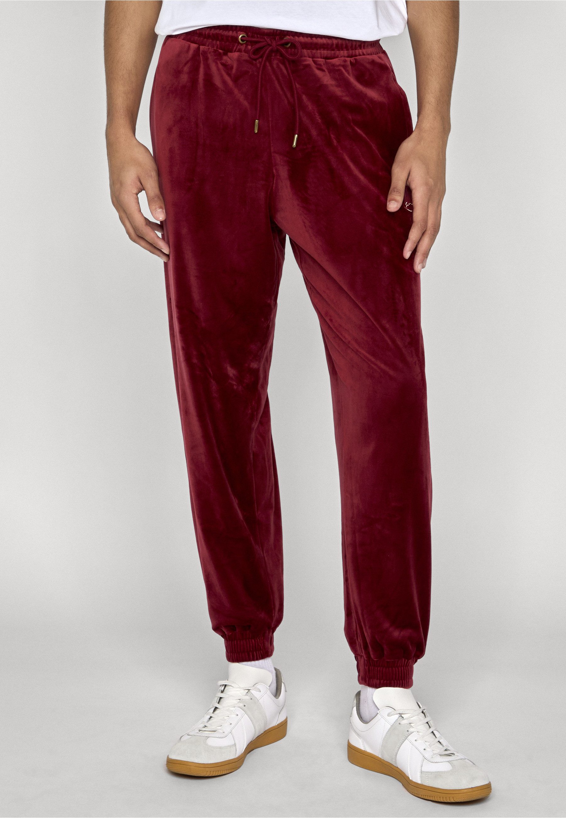 Karl Kani Sweathose Karl Kani Small Signature Velvet Pants (1-tlg)