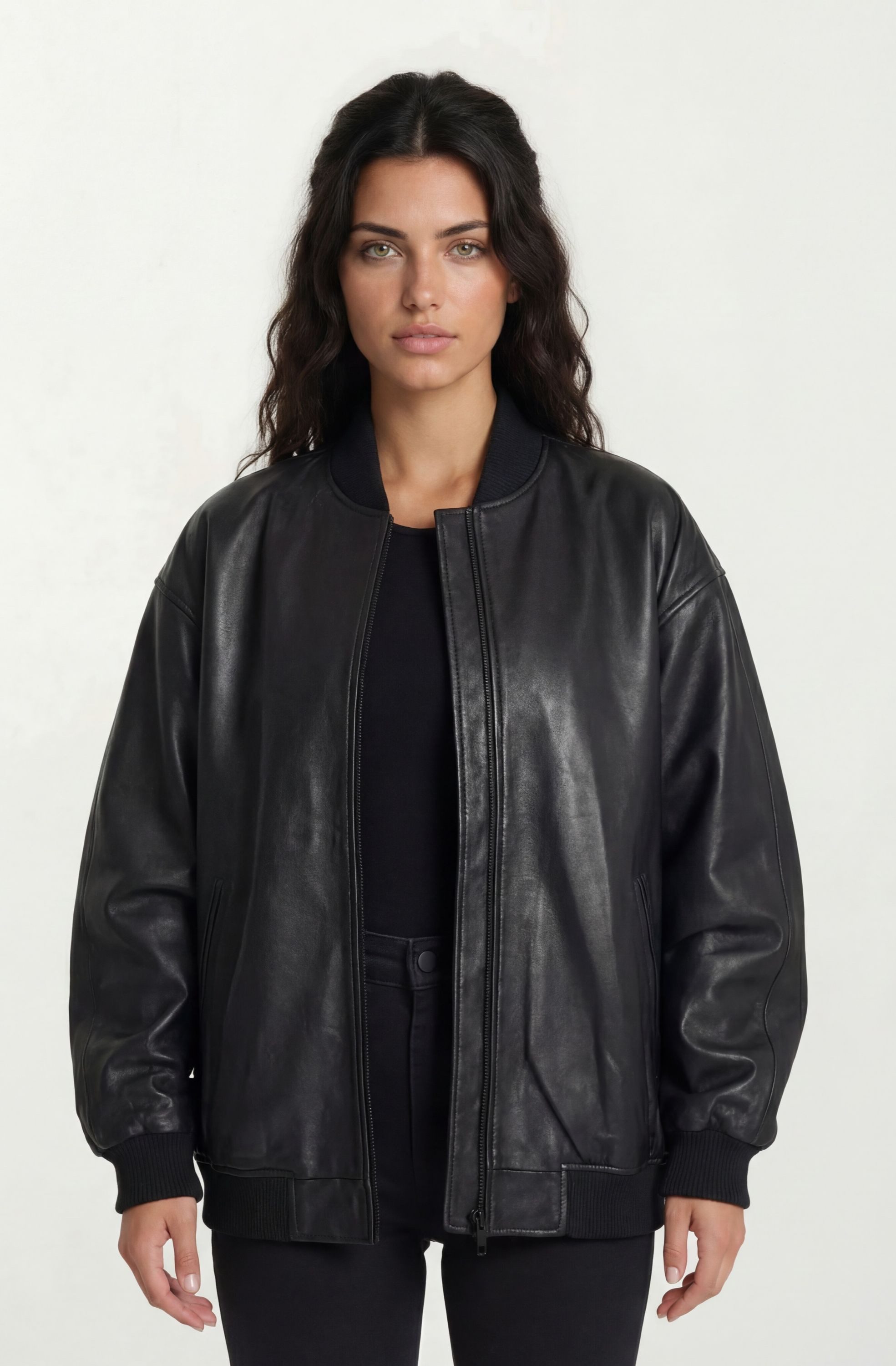 trueprodigy Bomberjacke Selina Oversize Bomberjacke Pilotenjacke Fliegerjacke