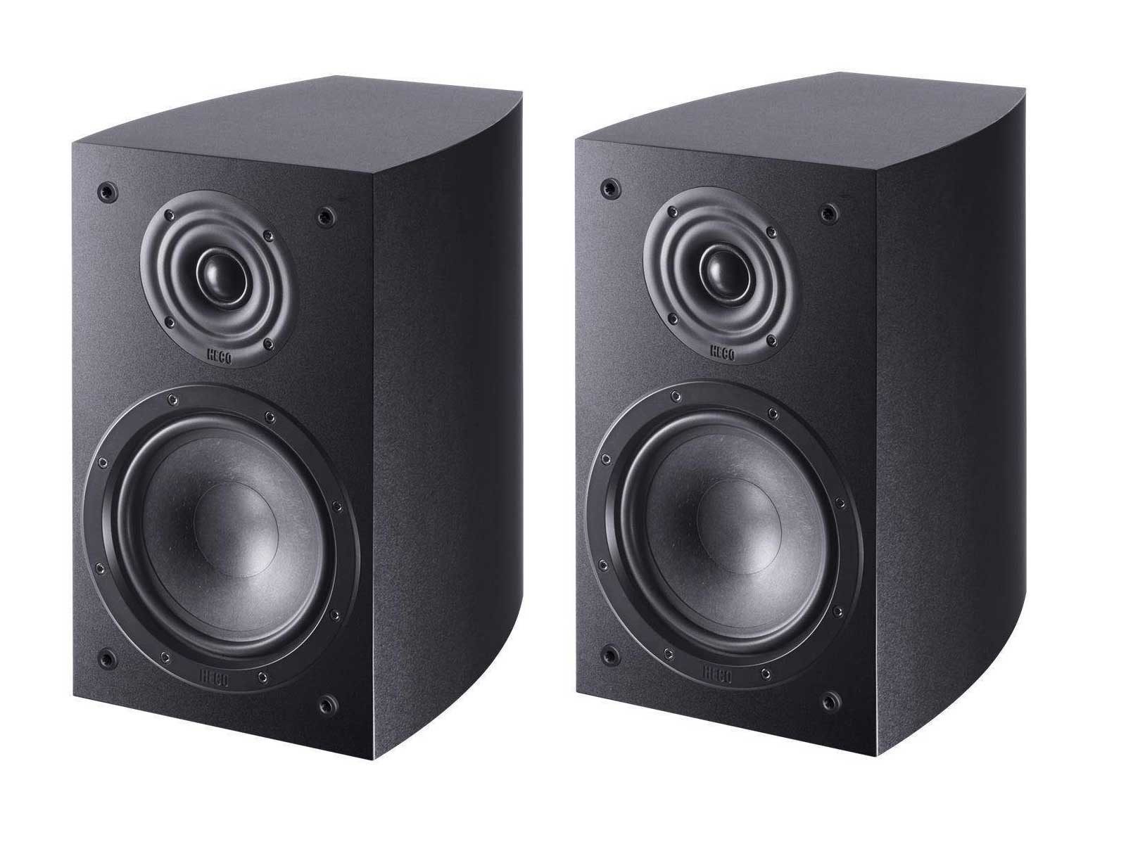 Heco Victa Elite 202 schwarz 2-Wege Bassreflex Regallautsprecher Regal-Lautsprecher