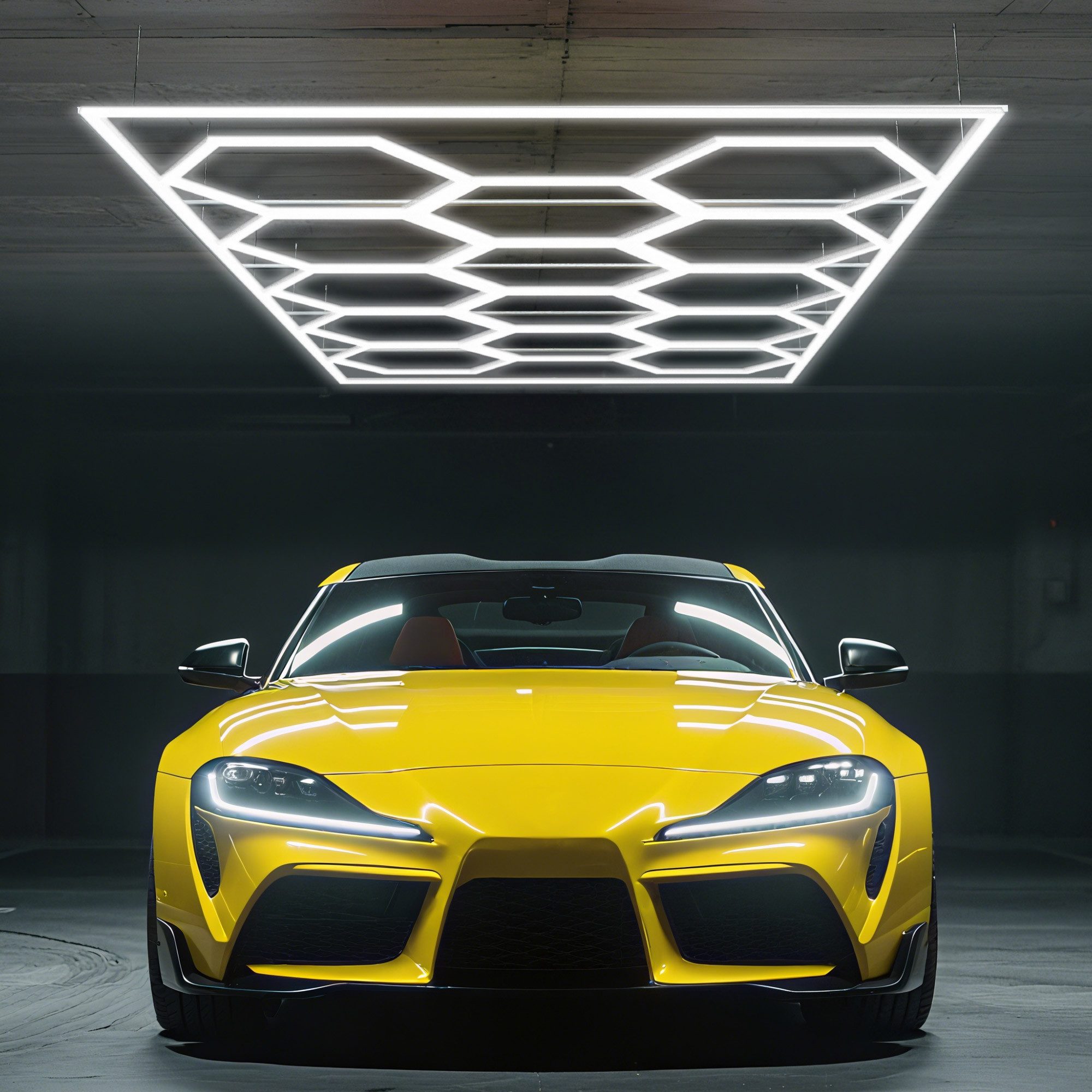 Barberpub LED Panel BarberPub Aluminiumrahmen für Hexagon LED Light LP003/LP004/LP005, ohne Leuchtmittel