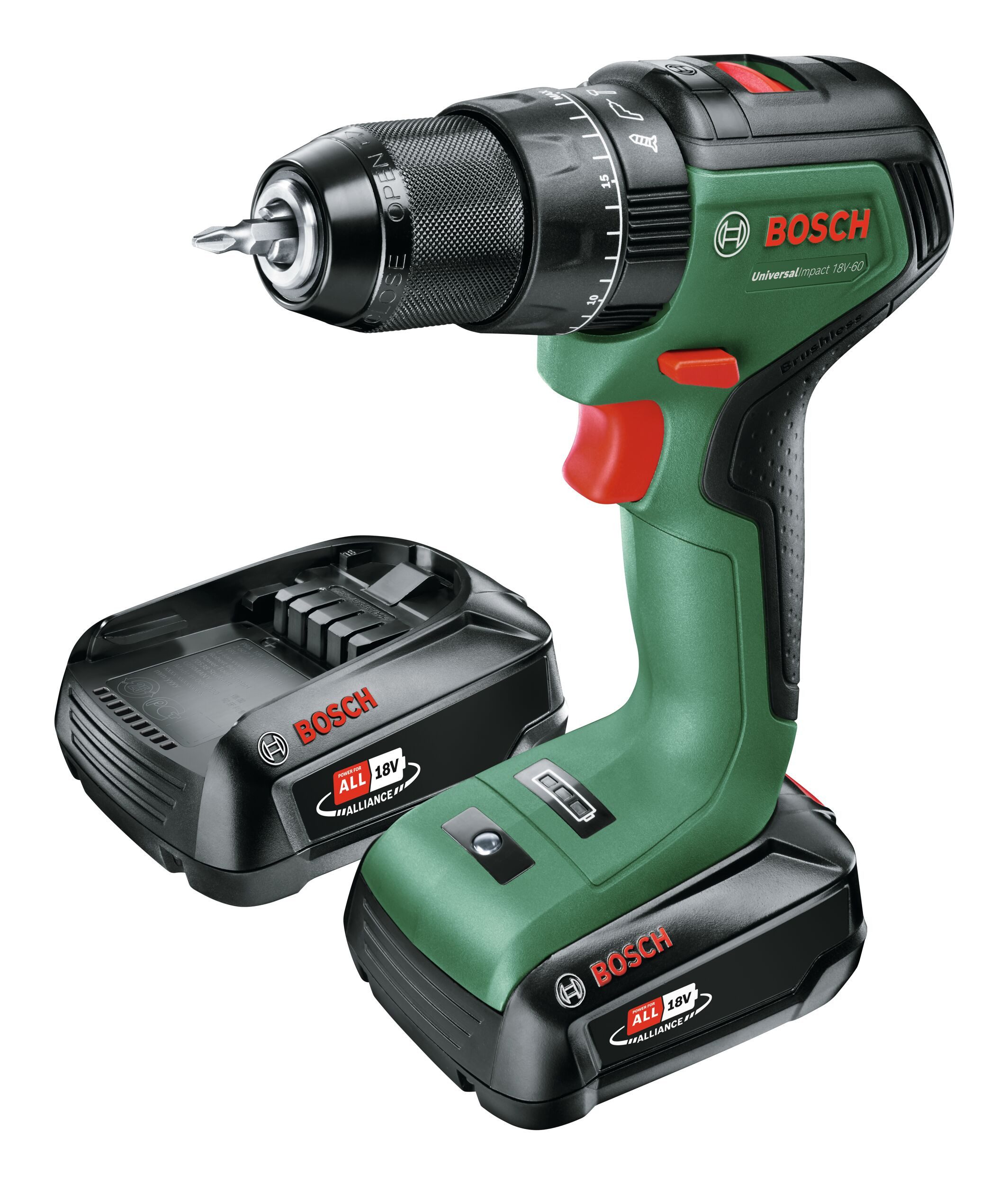 BOSCH Akku-Schlagbohrschrauber UniversalImpact 18V-60, 18 V, günstig online kaufen