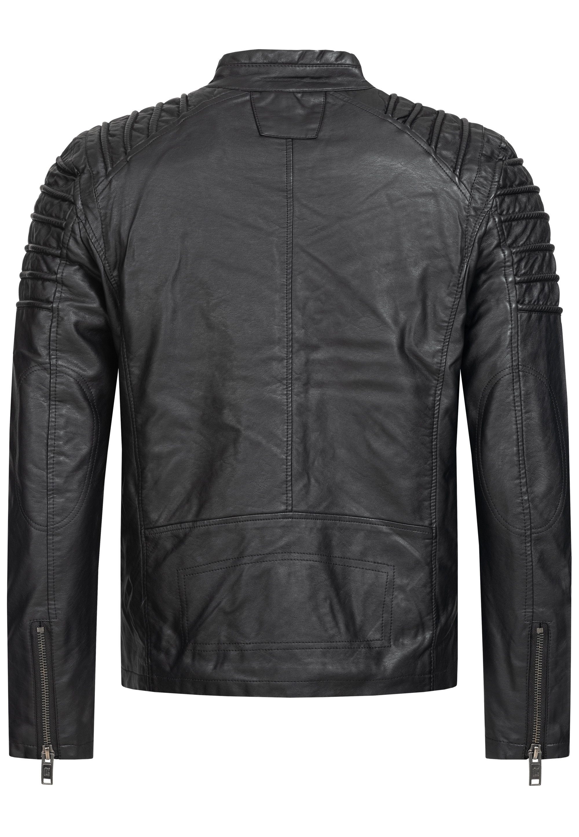 RedBridge Bikerjacke Oxnard im Biker-Design