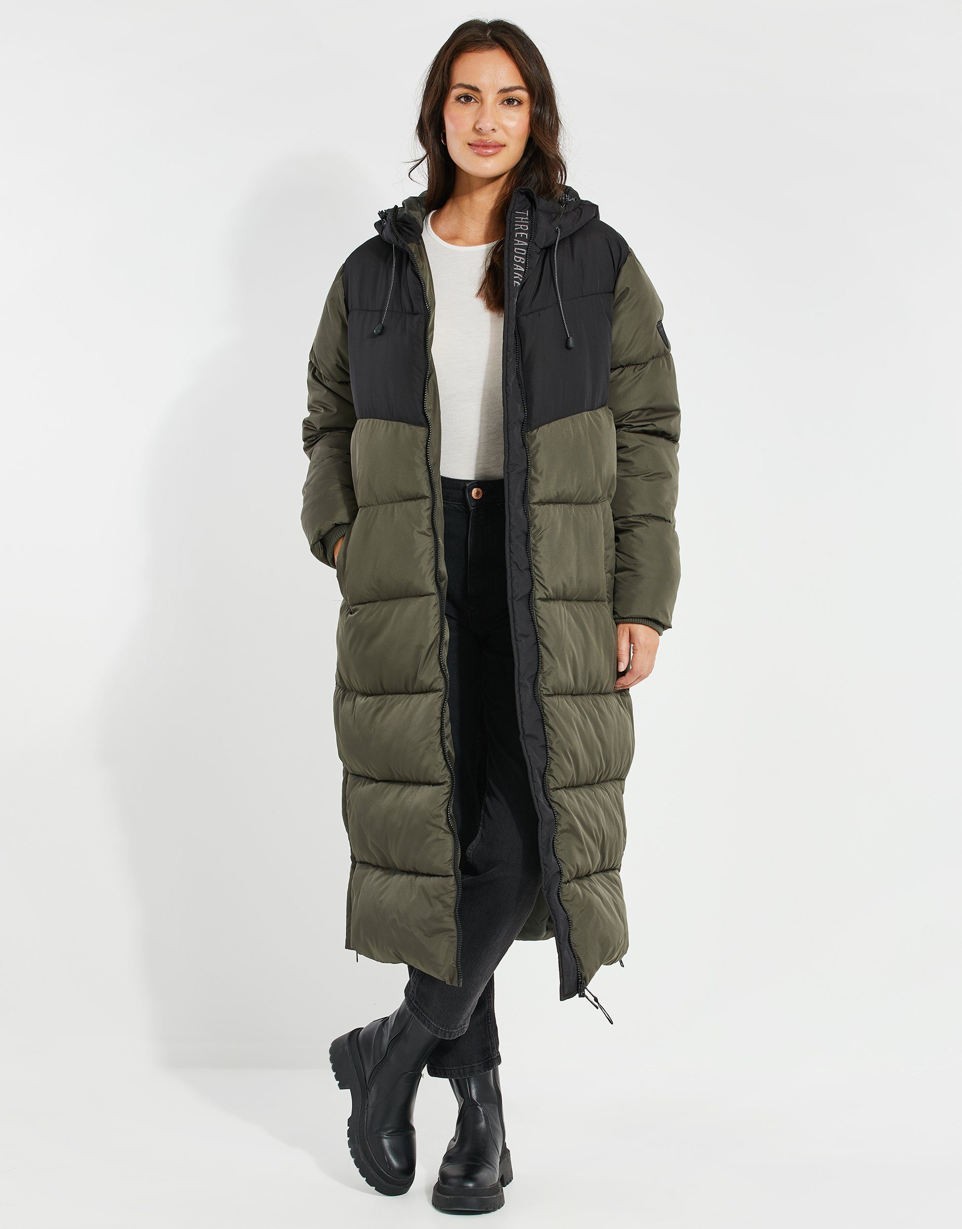 Threadbare Wintermantel THB Ladies Long Line Jacket Luxe | Langmäntel