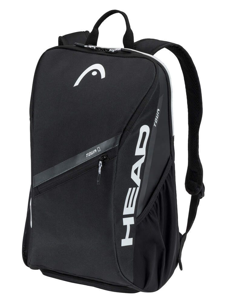 Head Tennisrucksack Tour (Schlägerfach, mit Schuhfach, 25 Liter) 2026 schwarz/weiss