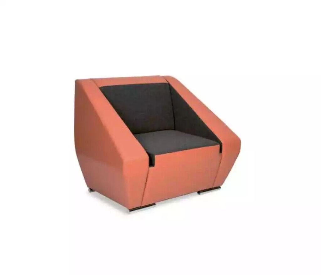 JVmoebel Sessel Oranger Luxus Sessel arbeitszimmer Polstermöbel Designer Bürosessel (1-St), Made in Europa
