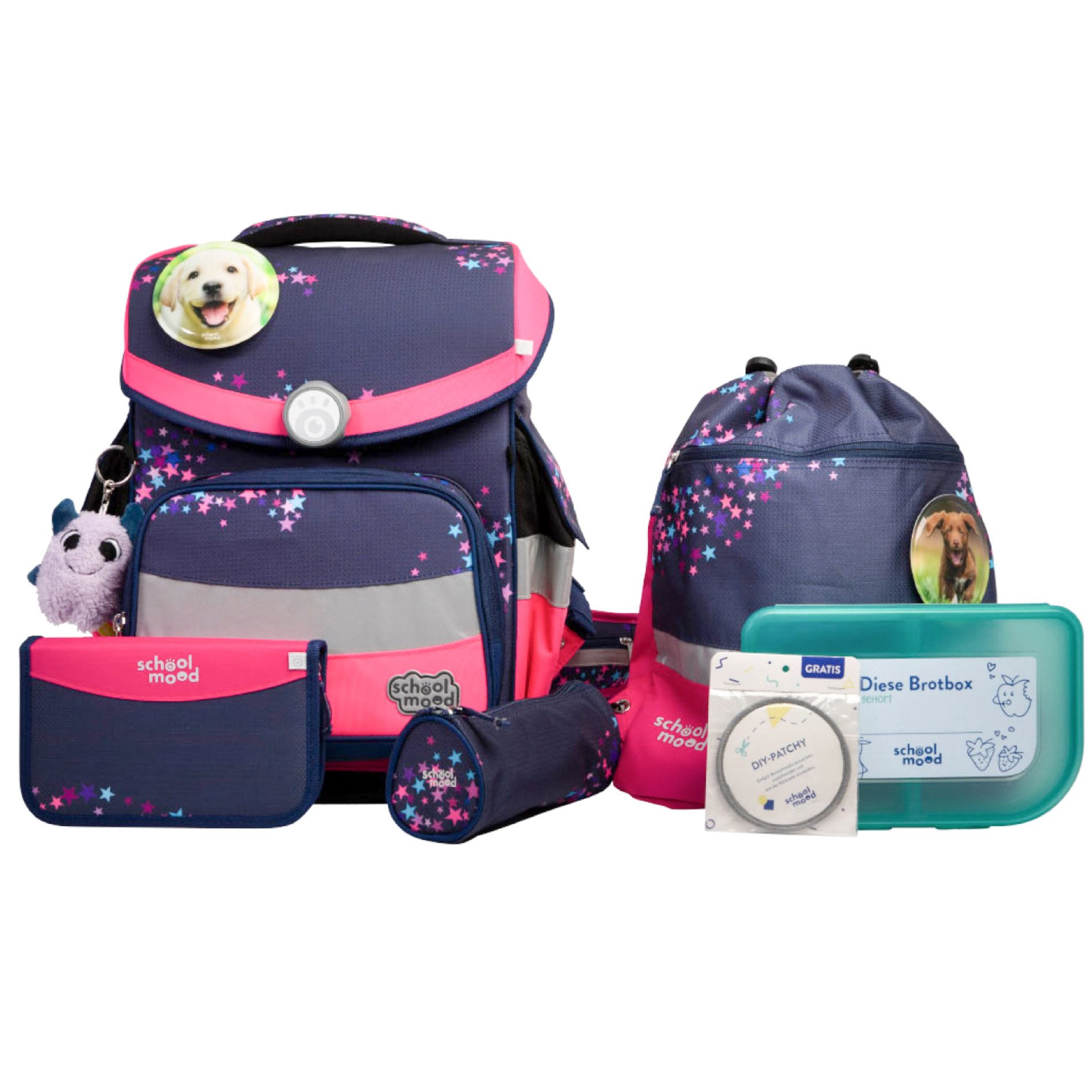 Schulranzen Timeless Pro 7-teiliges Schulranzen-Set
