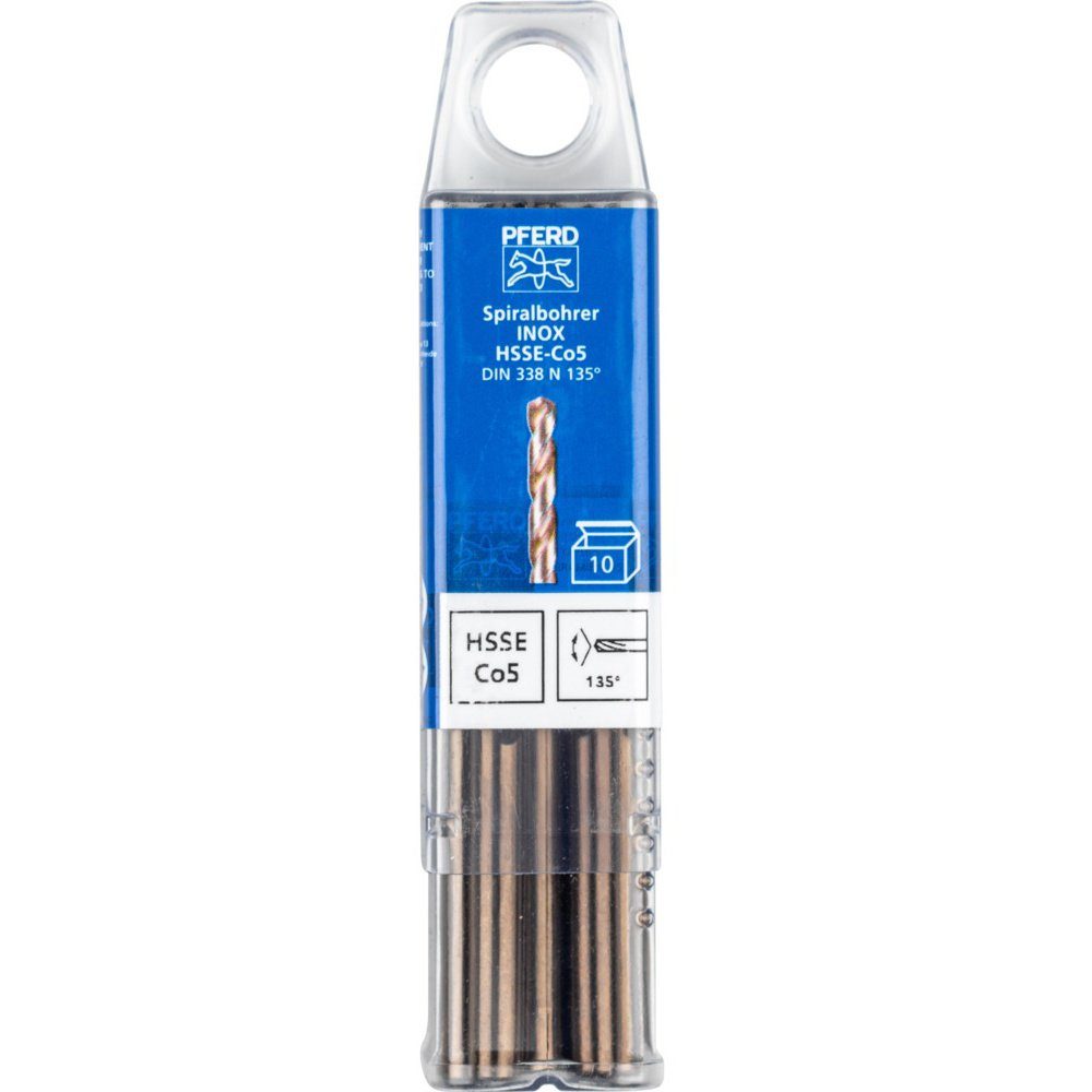 Thumbnail - Pferd Mehrzweckbohrer PFERD SPB DIN 338 HSSE N 6,0 INOX 25203569 Spiralbohrer Gesamtlänge