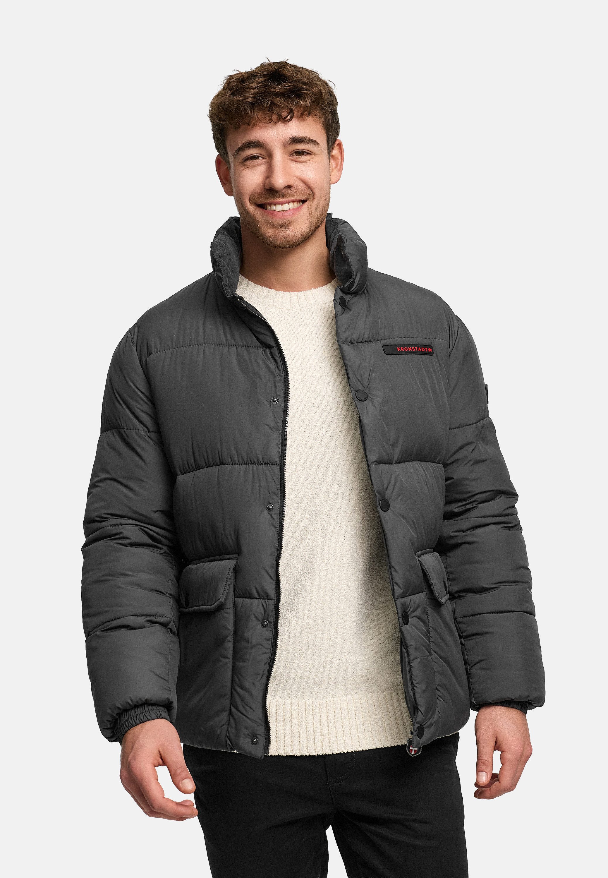 Kronstadt Winterjacke Herren KSStevens puffer Herrenjacke Daunen-Optik Winterjacke im sportlich-eleganten Steppdesign