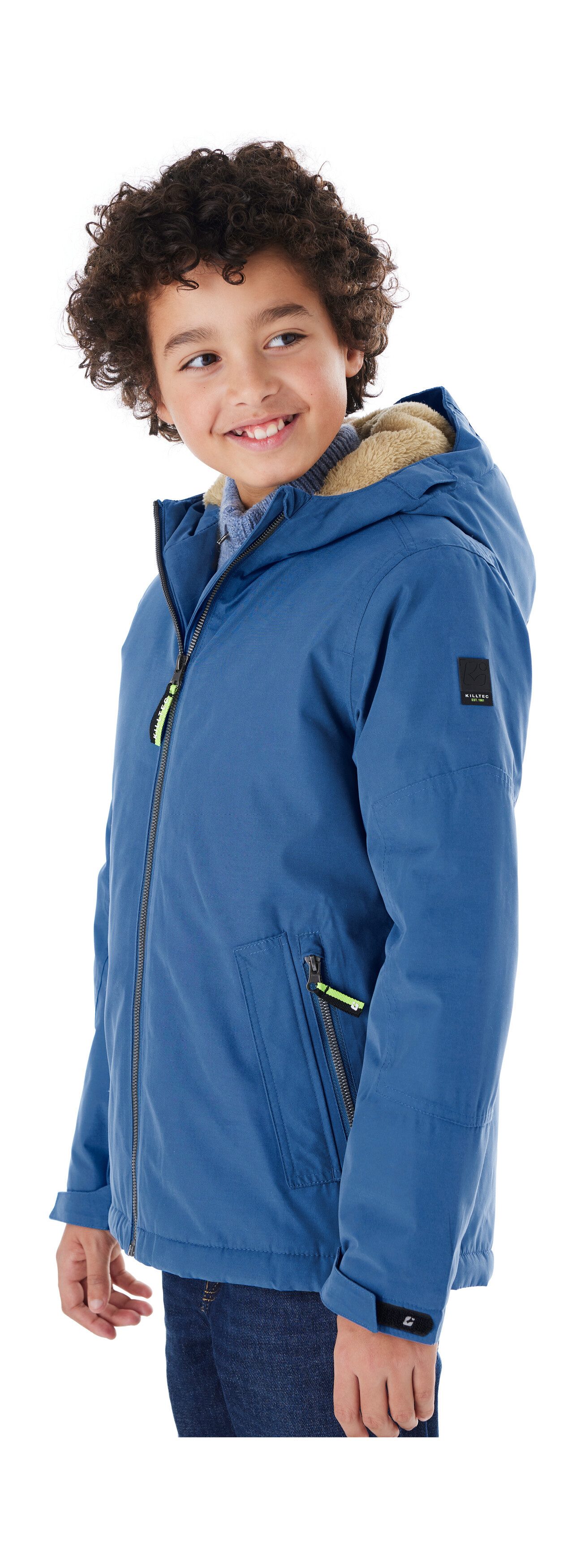 Killtec Funktionsjacke KOW 377 BYS JCKT Wasserdichte Funktionsjacke mit Kapuze, warmem Futter und Kinnschutz – Bild 3 von 5