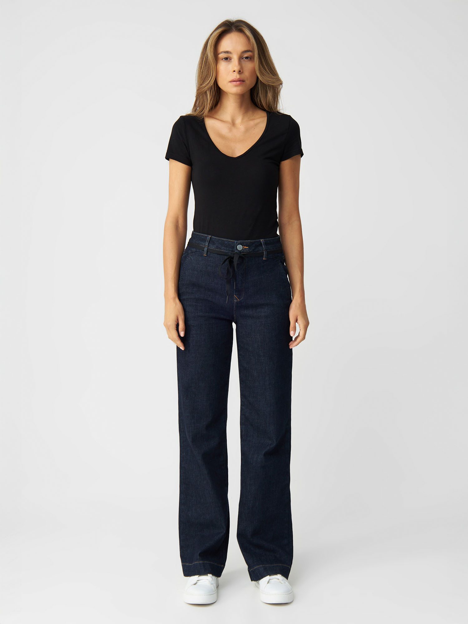 DAWN Gerade Jeans Dew Flared French Pocket