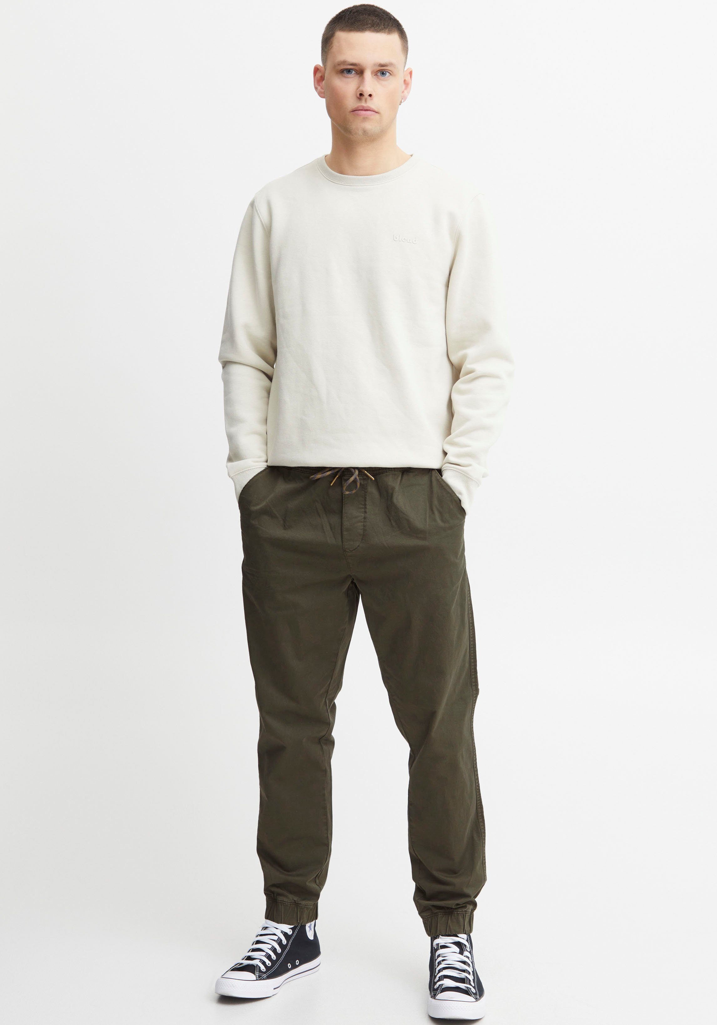 Blend Schlupfhose BHNIMBU pants mit Kordelzug und elastischem Bund. Reduzierter Preis € 27,99. Unverbindliche Preisempfehlung € 39,95