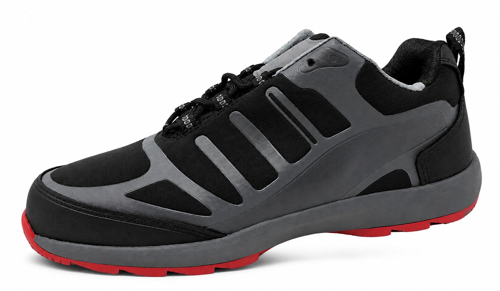 Engelbert Strauss S1 Sicherheitshalbschuhe Tripoli schwarz/grau MIT Stahlkappe Herren Sicherheitsschuh Zehenschutz Stahl 200 Joule