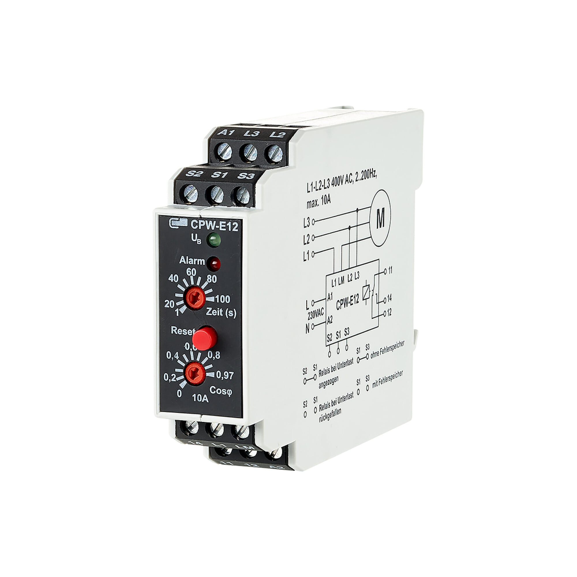 Metz Connect Spannungsprüfer BTR NETCOM Überwachungsrelais CPW-E12 230AC1W 10A