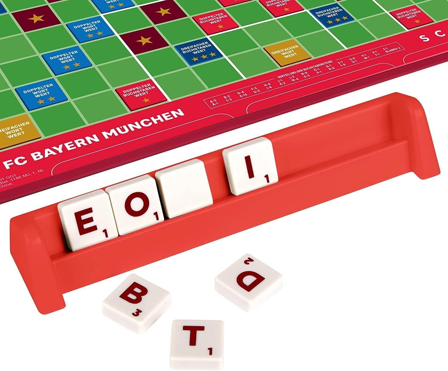 Bayern + Scrabble UNO - Mattel games Würfelbecher München Spiel, Brettspiel & FC