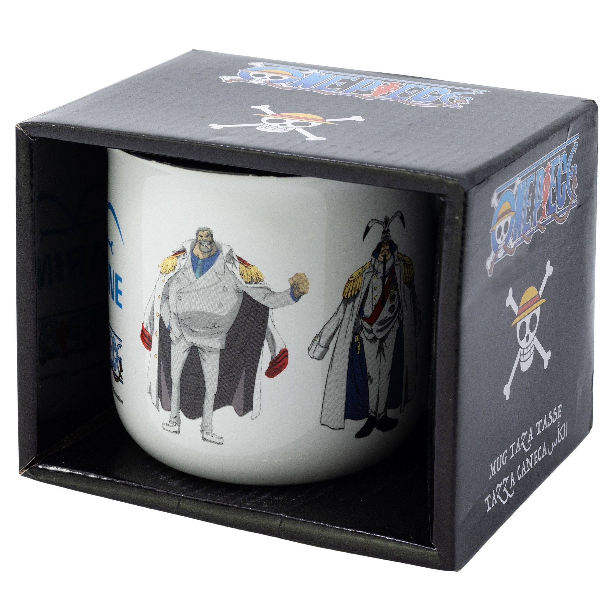 Stor Tasse Stor - One Piece Tasse aus Keramik 400ml - Marine Admiräle Motiv, 1-tlg.