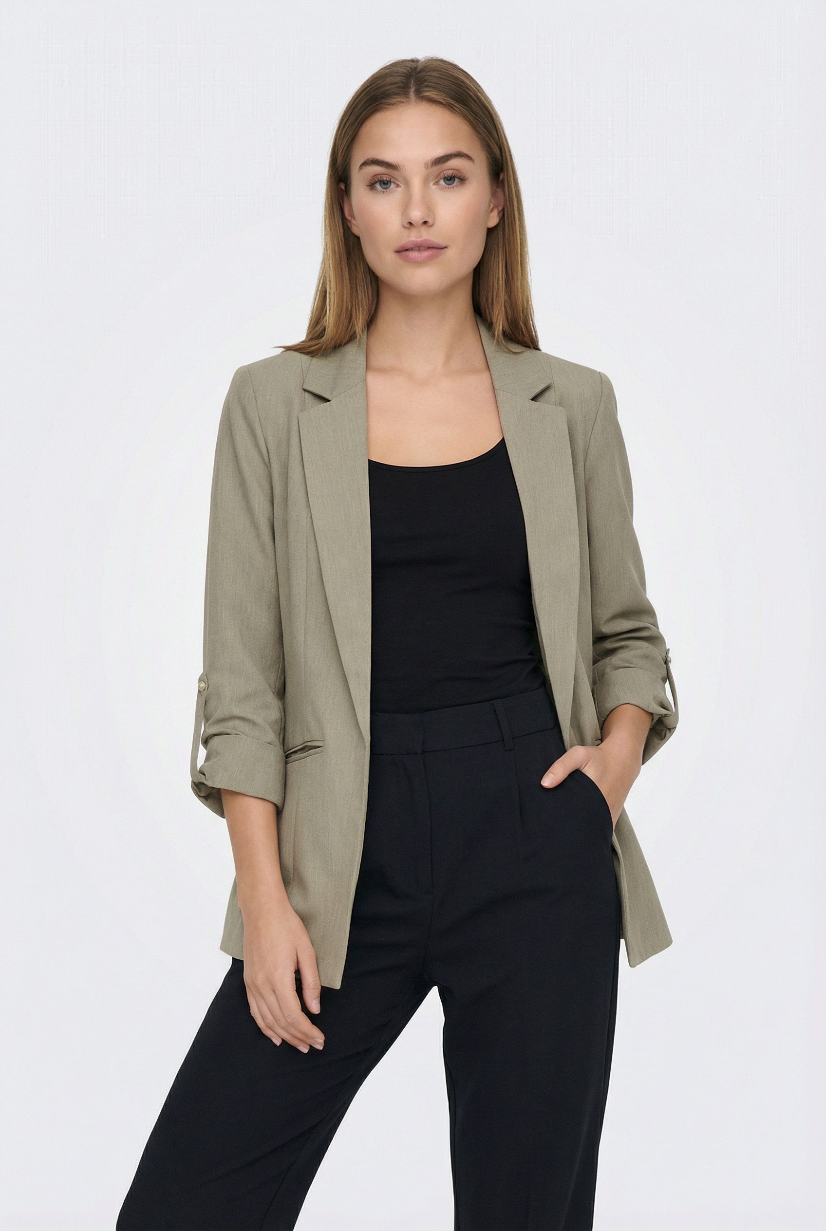ONLY Kurzblazer ONLKAYLE-ORLEEN 3/4 BLAZER TLR NOOS Materialmix, regular fi günstig online kaufen
