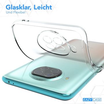 EAZY CASE Handyhülle Slimcover Clear für Xiaomi Mi 10T Lite 6,67 Zoll, durchsichtige Hülle Ultra Dünn Silikon Backcover TPU Telefonhülle Klar