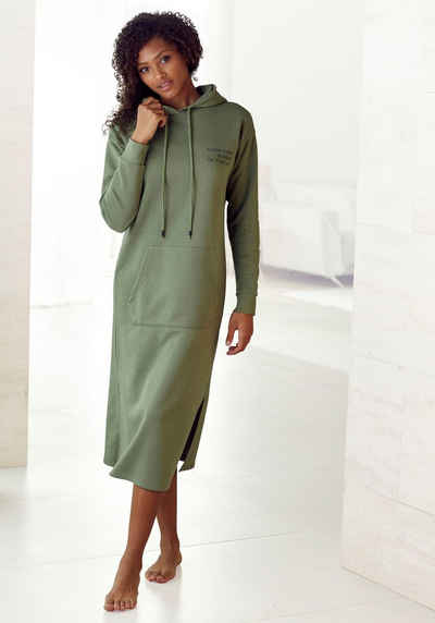 Sweatkleid »Sweatkleid Strickkragen W8220610 auch in großen Größen« OTTO Damen Kleidung Kleider Freizeitkleider 