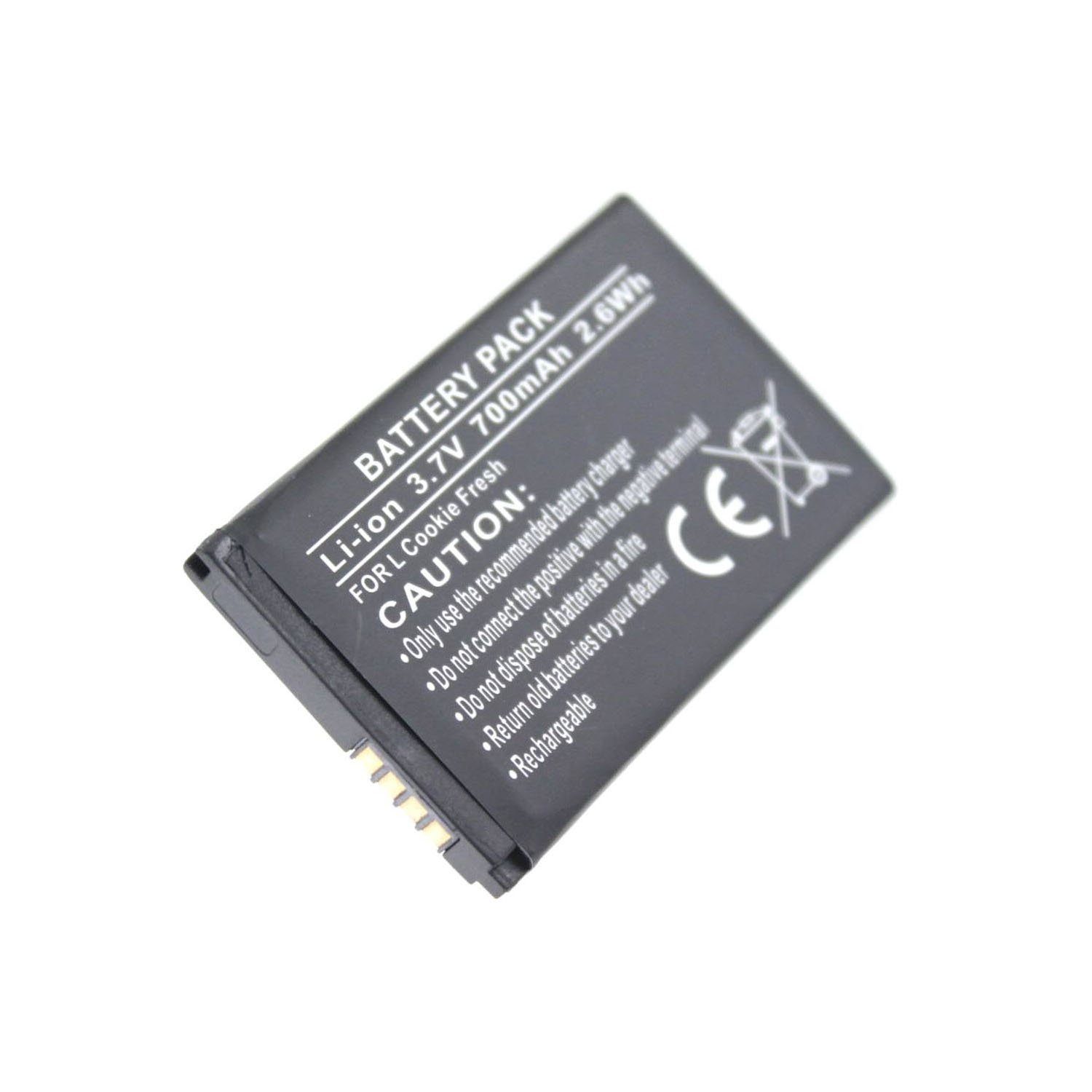 MobiloTec Akku kompatibel mit LG Electronics A133 Akku Akku 650 mAh (1 St)