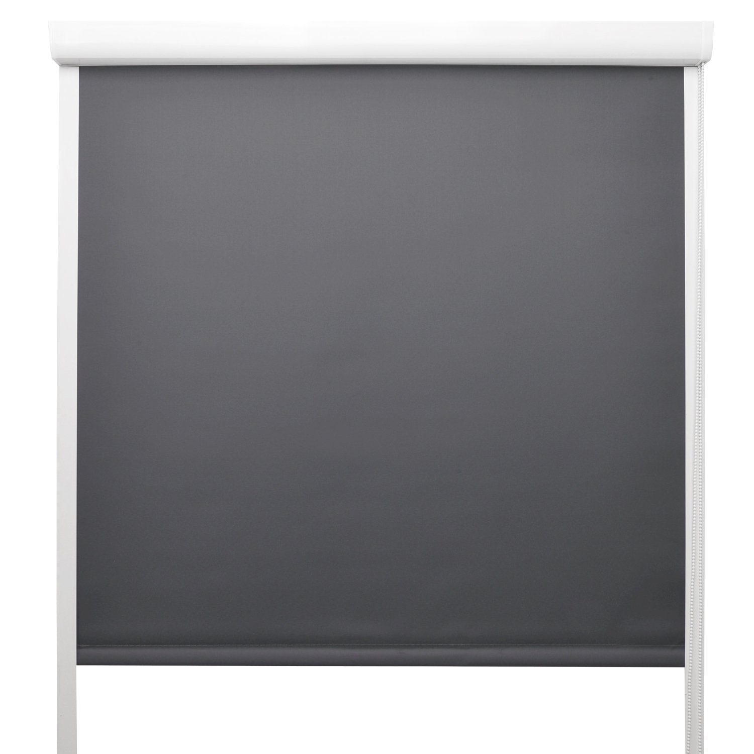 Rollo Thermorollo SolReflect K24, 60x175cm, Anthrazit, Verdunkelung, Sol Royal, ohne Bohren, Blackout Thermorollo seitliche Führungsschienen