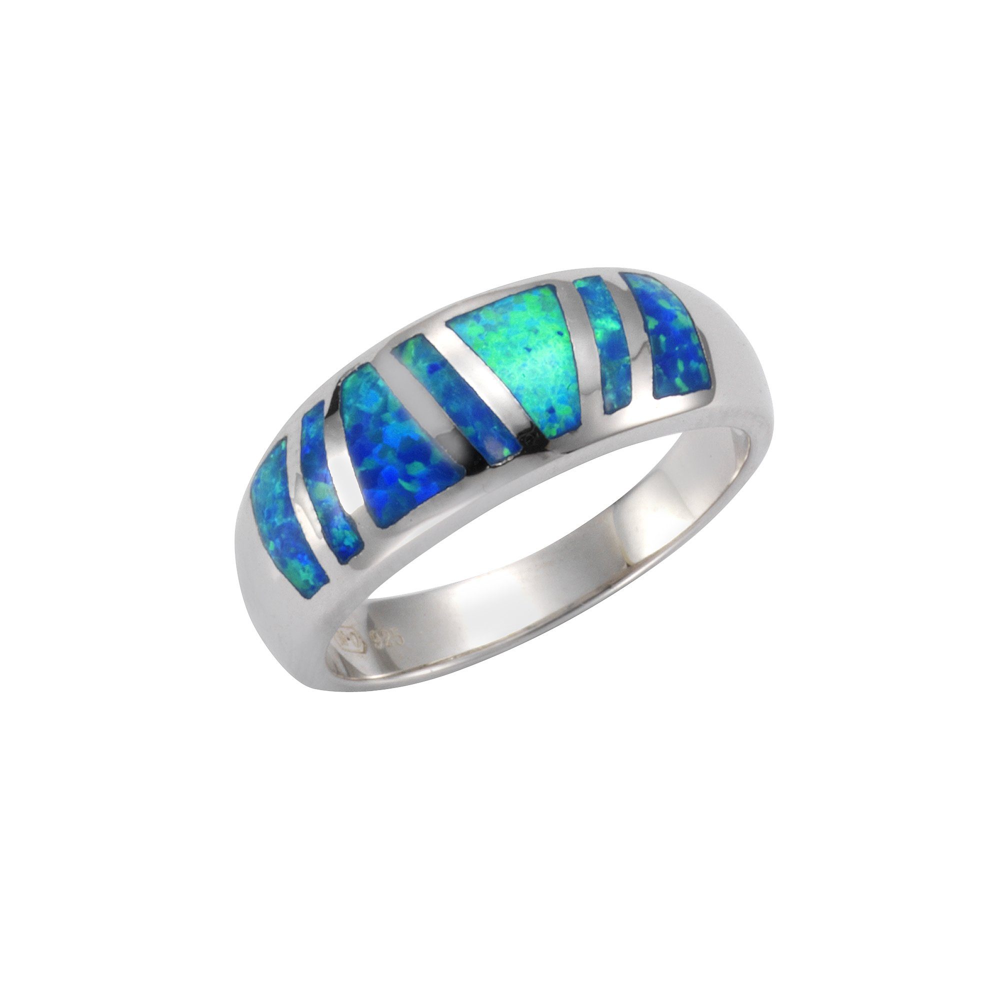 Vivance Fingerring 925/- Opal synth. Sterling Silber