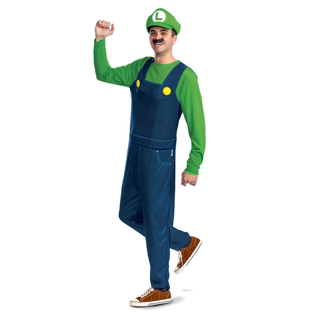 Jakks Pacific Kostüm Kostüm - Luigi - Größe L/XL