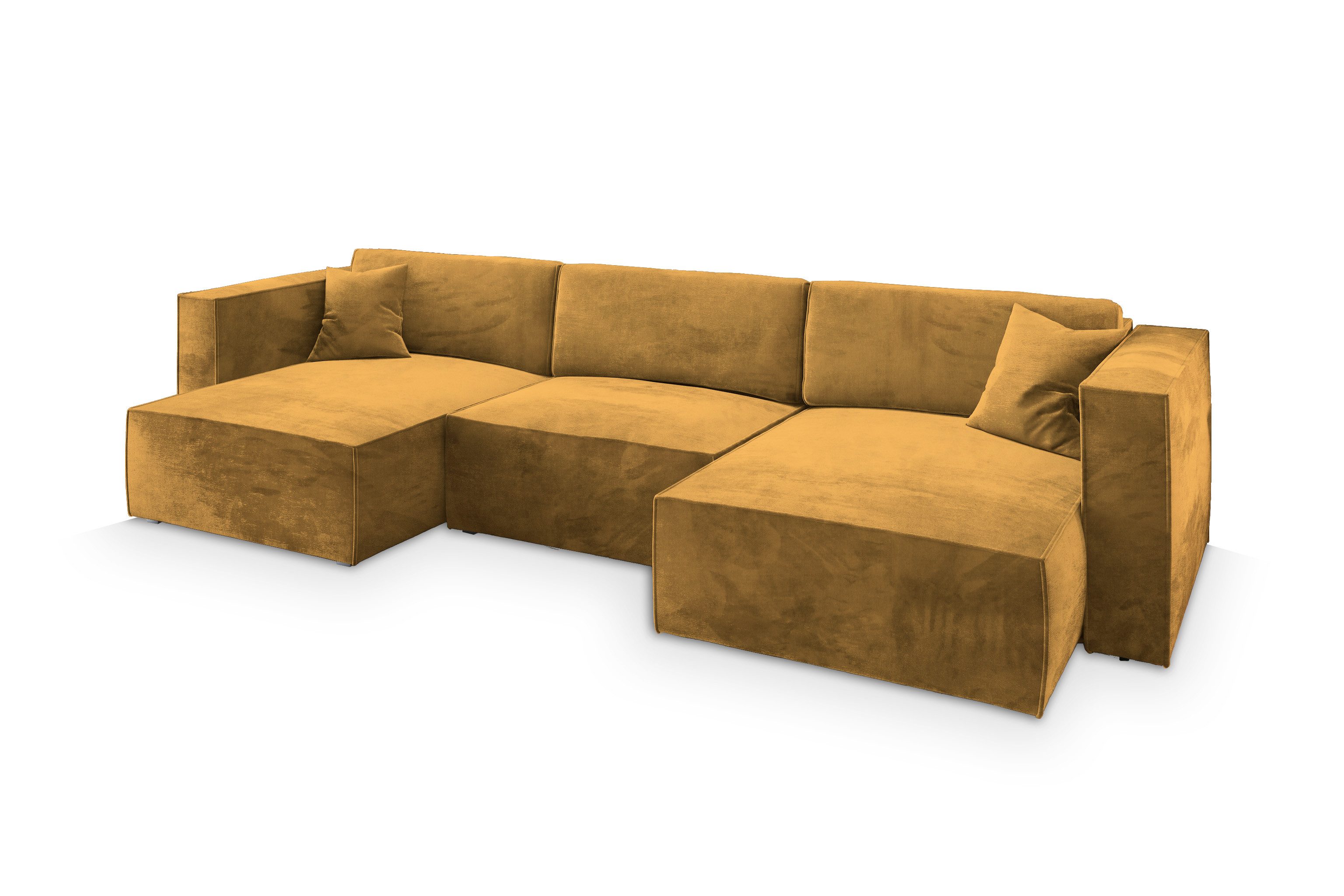Masseno Ecksofa SARMO mit Schlaffunktion U-Form, günstig online kaufen