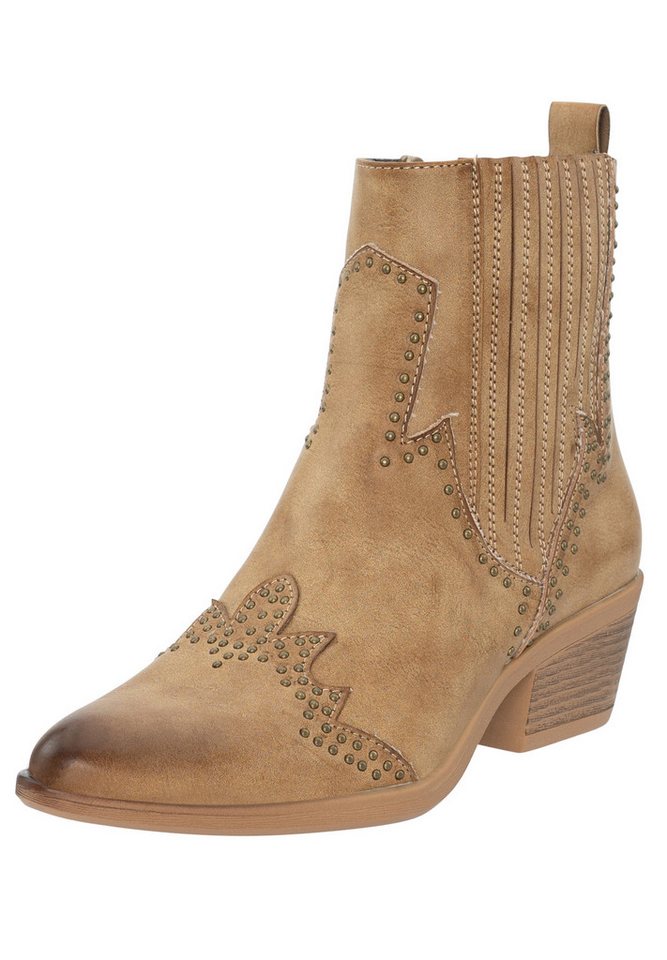 Salinyang Stiefeletten Cowboy Stiefelette