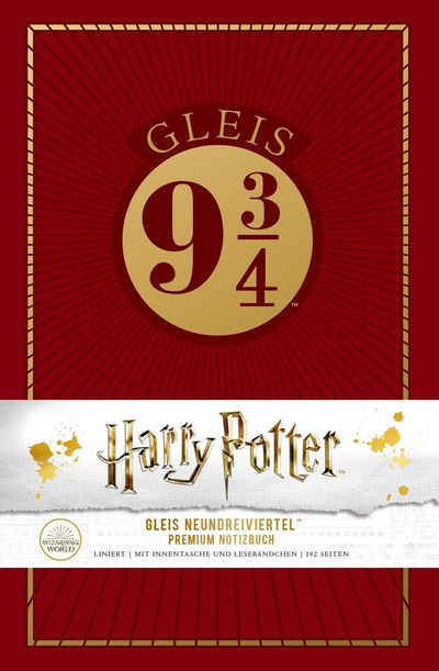 Münchner Verlagsgruppe Notizbuch Harry Potter: Gleis 9 ¾ Premium-Notizbuch