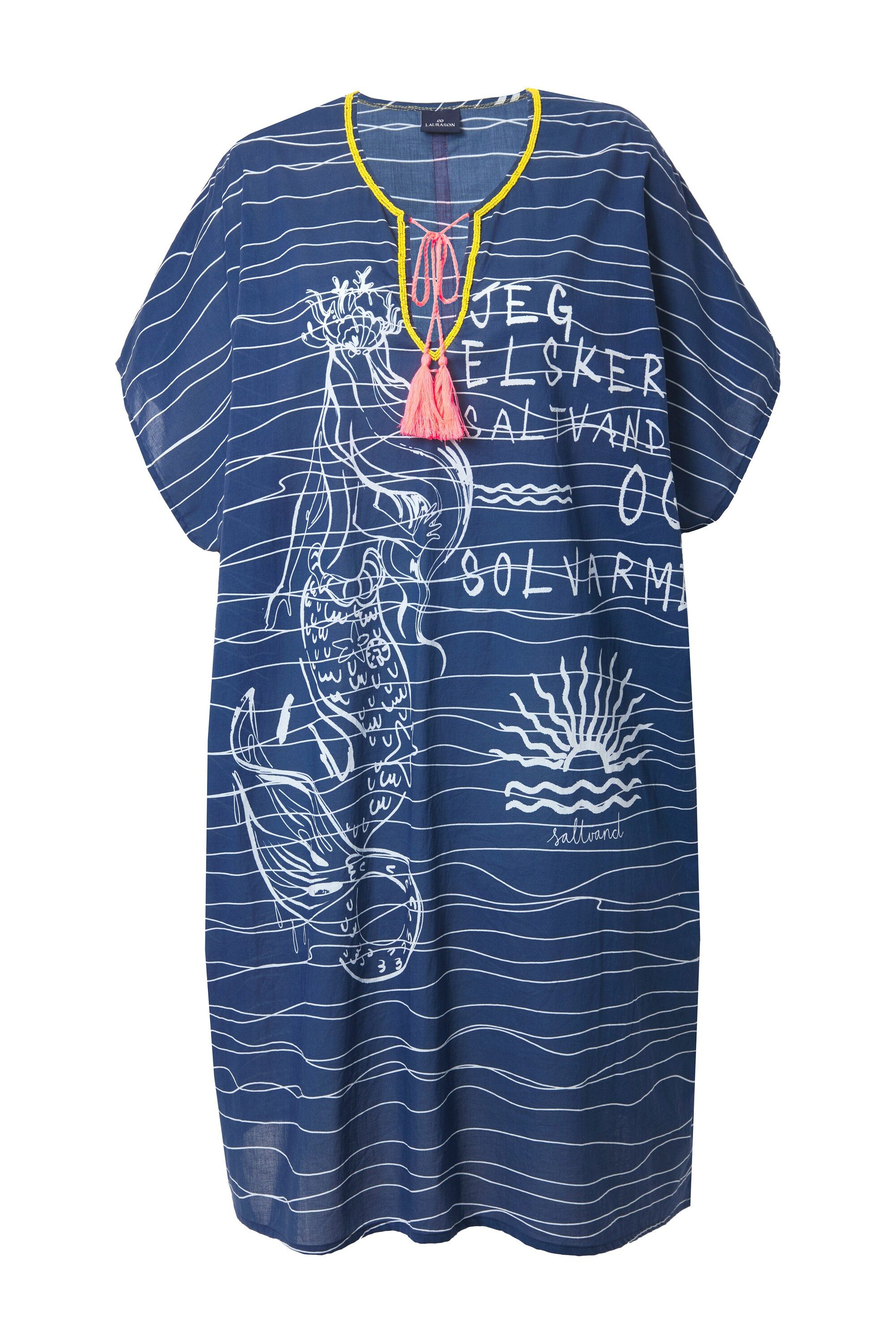 Laurasøn Jerseykleid Kaftan 1/2-Arm Rundhals günstig online kaufen