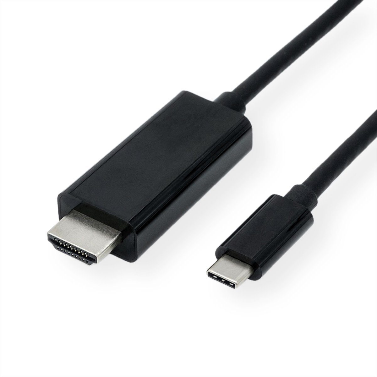 VALUE USB Typ C - HDMI Adapterkabel, 4K, ST/ST Audio- & Video-Adapter USB Typ C (USB-C) Männlich (Stecker) zu HDMI Typ A Männlich (Stecker), 200.0 cm