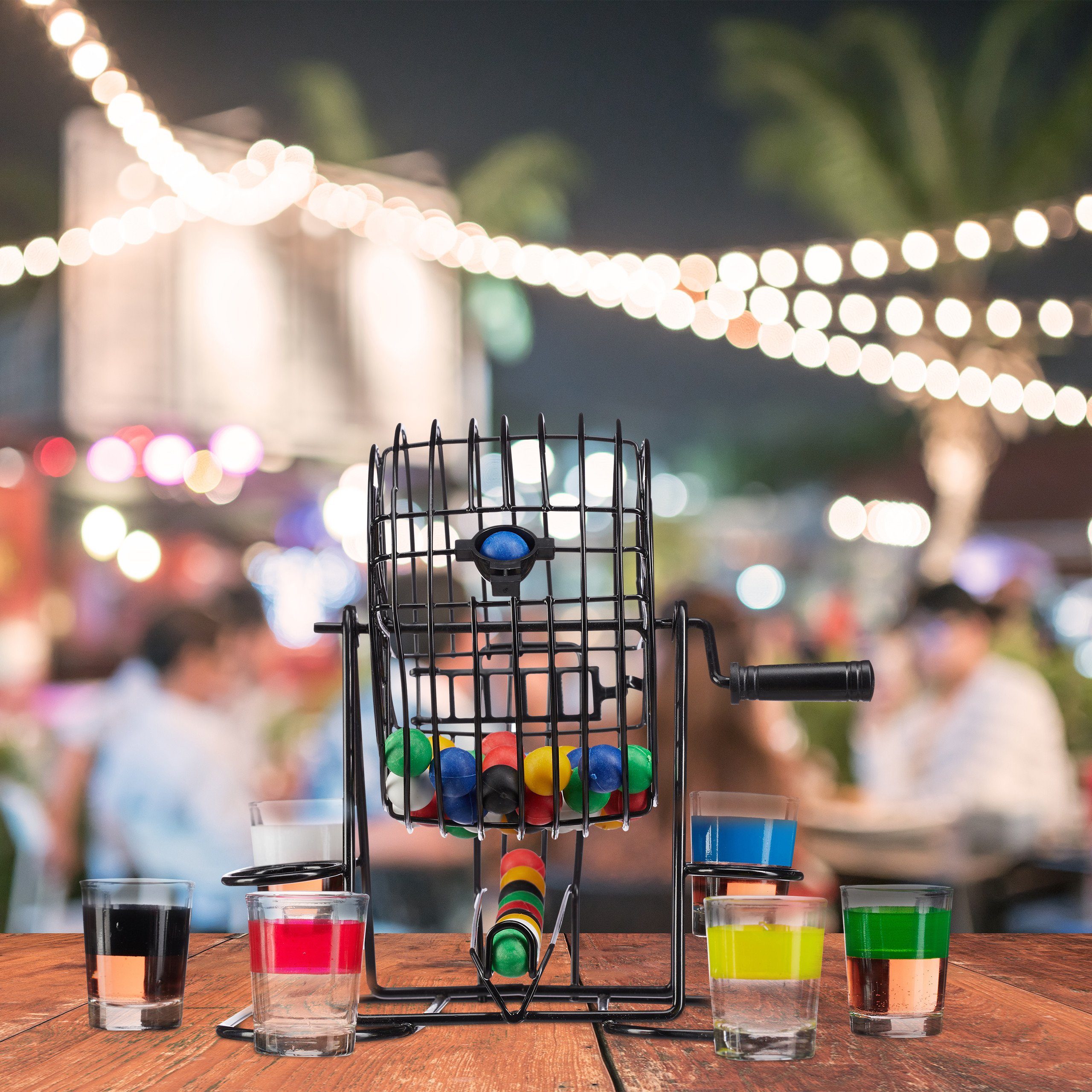 relaxdays Spiel Trinkspiel Bingo