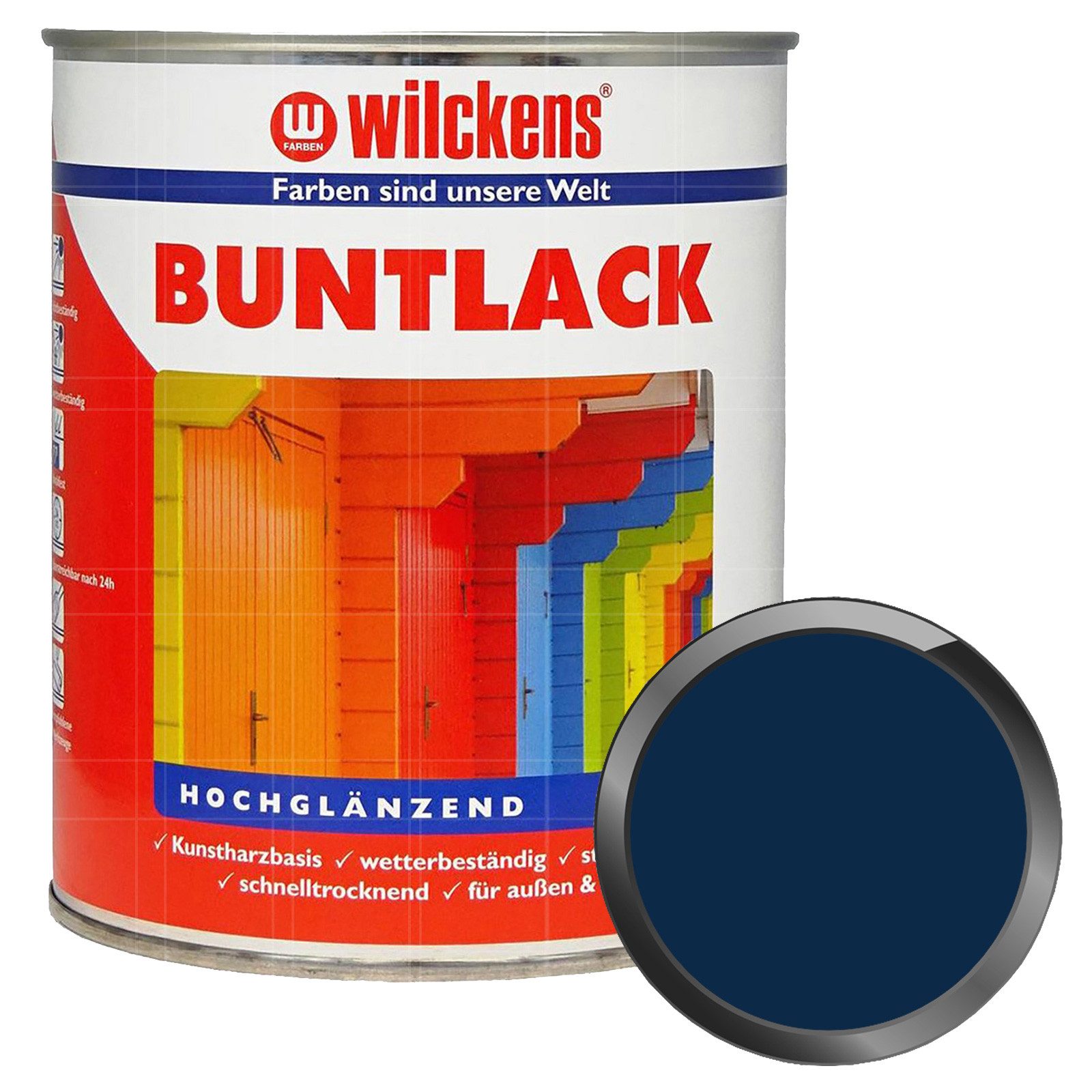Wilckens Farben Lack Buntlack hochglänzend - 0.375 Liter