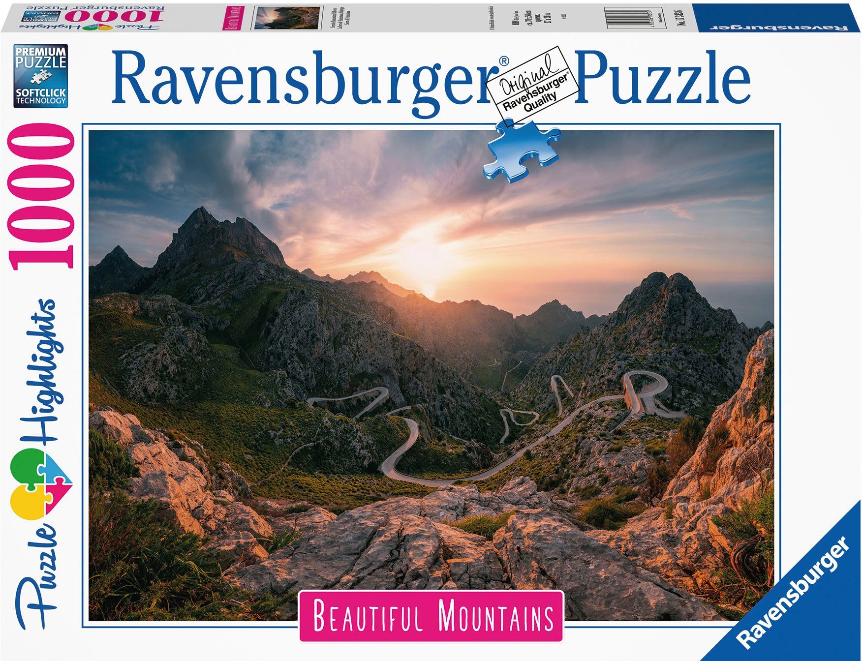 Ravensburger Puzzle Serra de Tramuntana, Mallorca, 1000 Puzzleteile, Made in Germany; FSC®- schützt Wald - weltweit