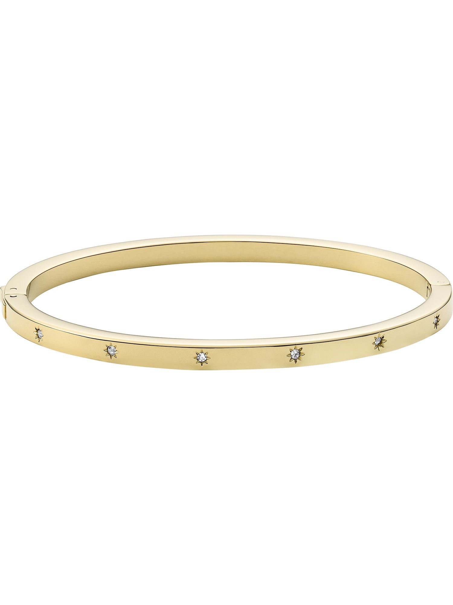 Fossil Armreif Fossil Damen-Armreif Edelstahl Glasstein günstig online kaufen