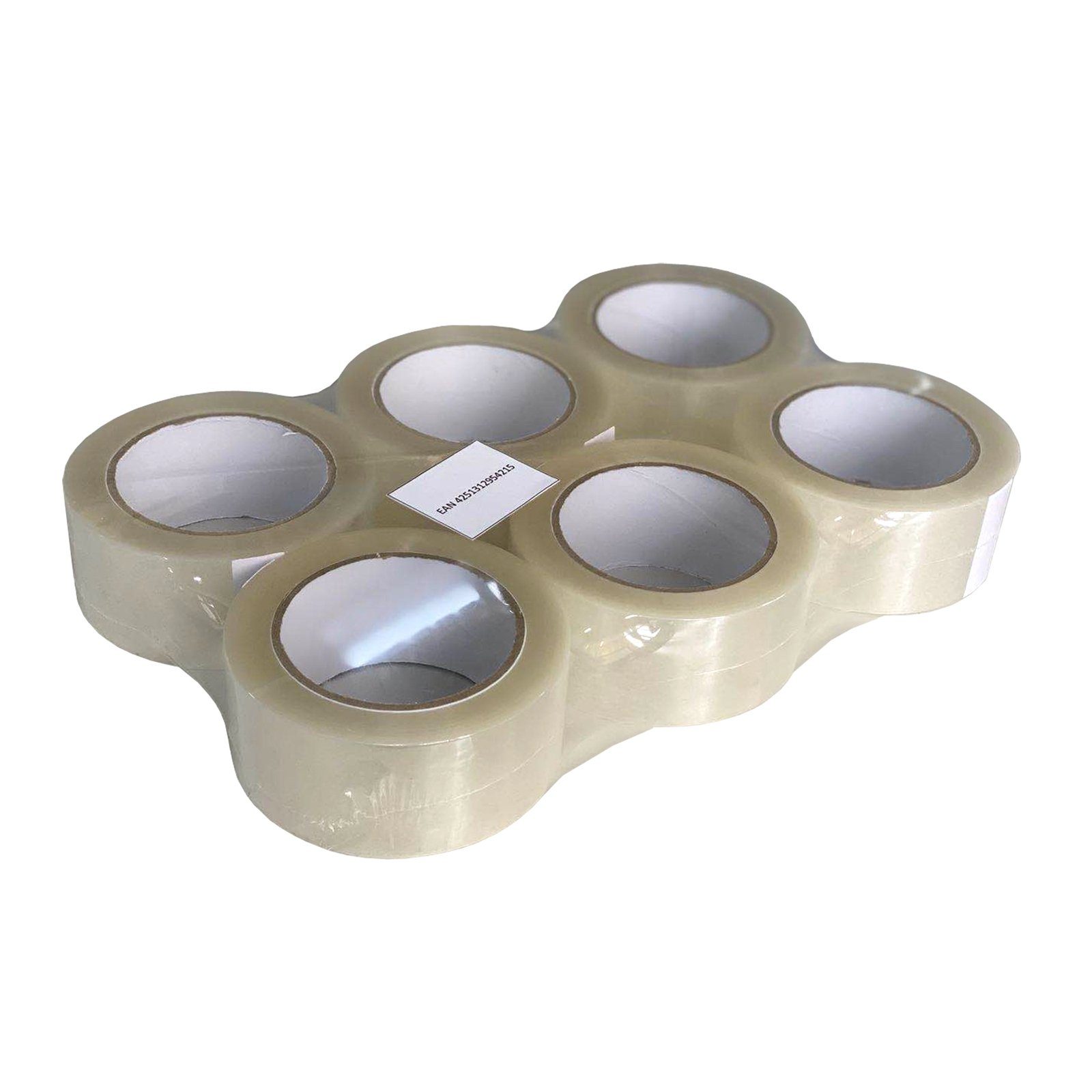 HTI-Line Klebeband Paketklebeband 6er Pack (Set, 6-St., 6 Rollen) Klebeband günstig online kaufen
