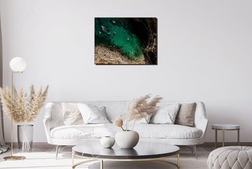 Victor (Zenith) Acrylglasbild Acrylglasbild \"Das Meer so grün\" - Größe: 30 x 45 cm, Landschaften, in 30x45 cm, Glasbilder Meer, Acrylglasbilder Landschaft