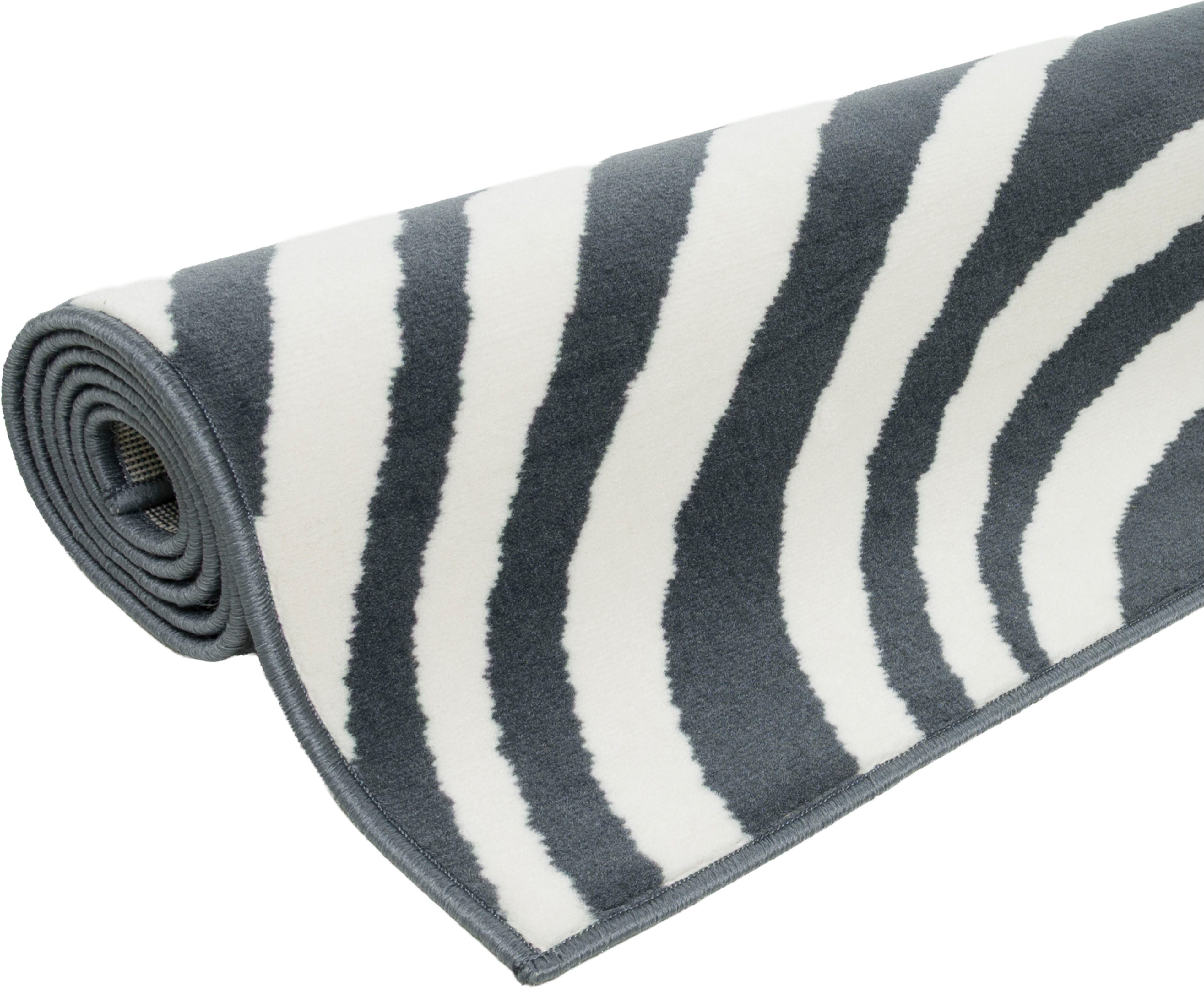 OTTO home Teppich Liaa in Wellen Design, softer Kurzflor, rechteckig, Höhe: 7 mm, 3D-Optik, Scandi-Look, Wohnzimmer, Esszimmer, Schlafzimmer – Bild 5 von 5