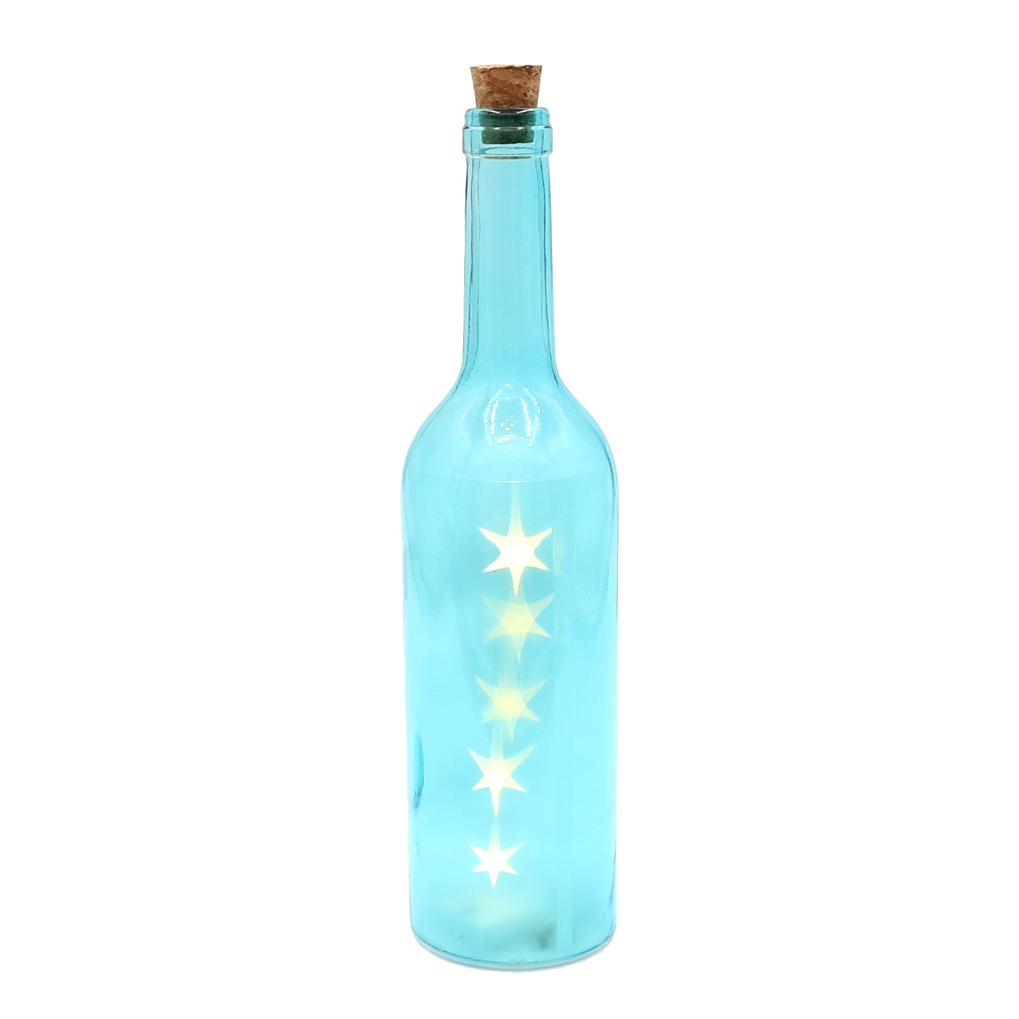 Dekohelden24 Lichterkette Deko-Glasflasche / Lichterflasche LED-Flasche günstig online kaufen