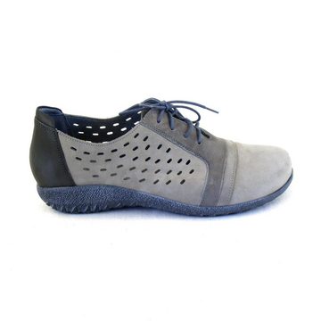 NAOT Lalo grau Damen Schuhe Halbschuhe Leder Wechselfußbett 17987 Schnürschuh