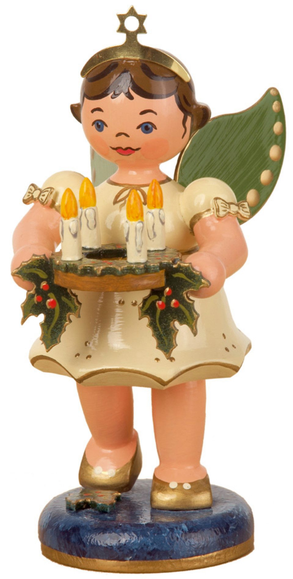 Hubrig Volkskunst Zschorlau Erzgebirge Engelfigur Hubrig Engel des Lichtes