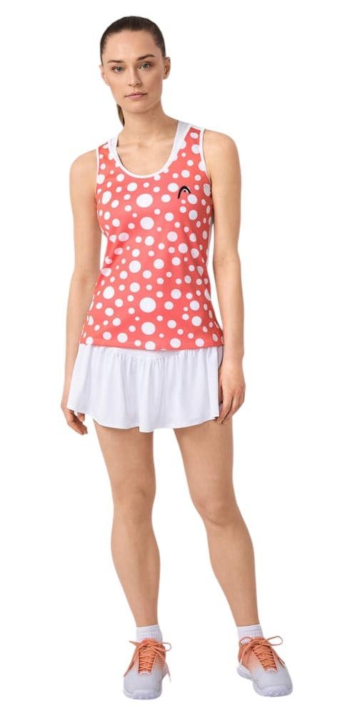 Head Tanktop Tennis-Tank Top Spirit II (feuchtigkeitsabsorbierend) rot/weiss Damen