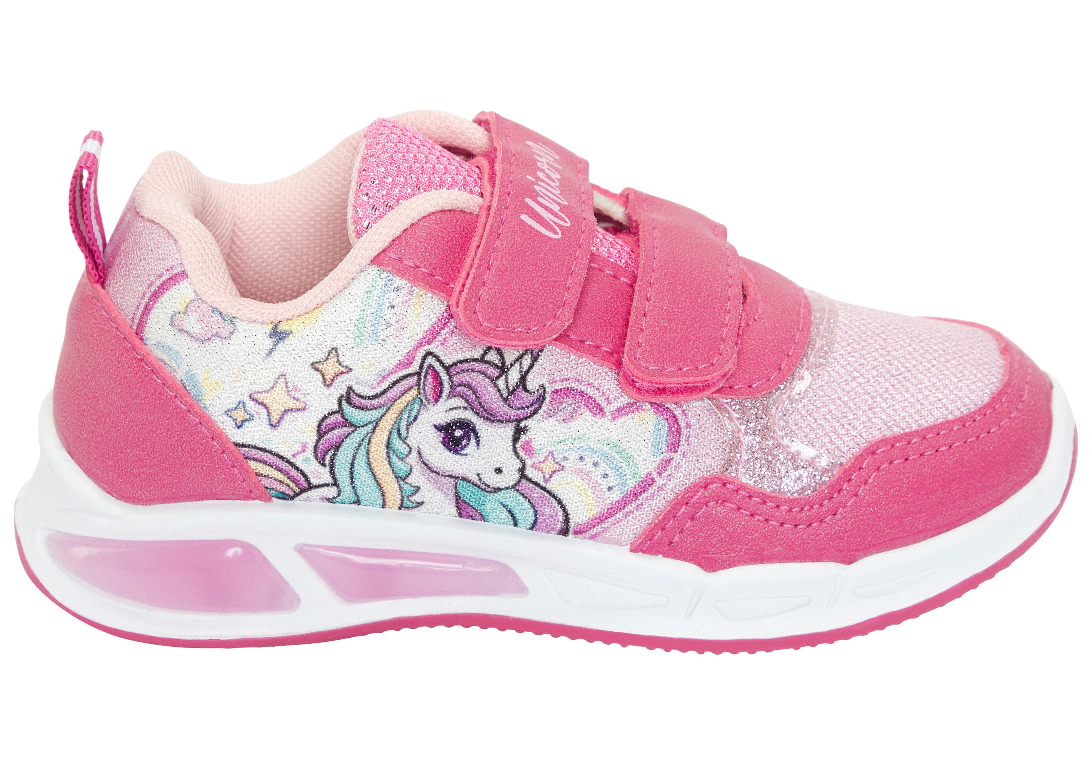 Disney UNICORN Sneaker mit cooler Blinkfunktion